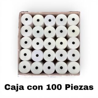Caja con 100 Piezas de Rollos Autocopia