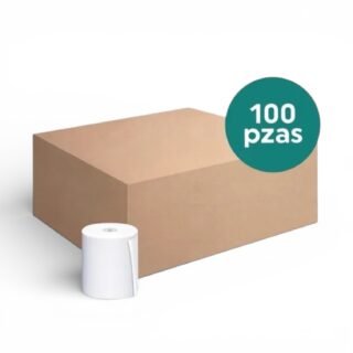 Caja con 100 Rollos Bond 44 x 70 mm